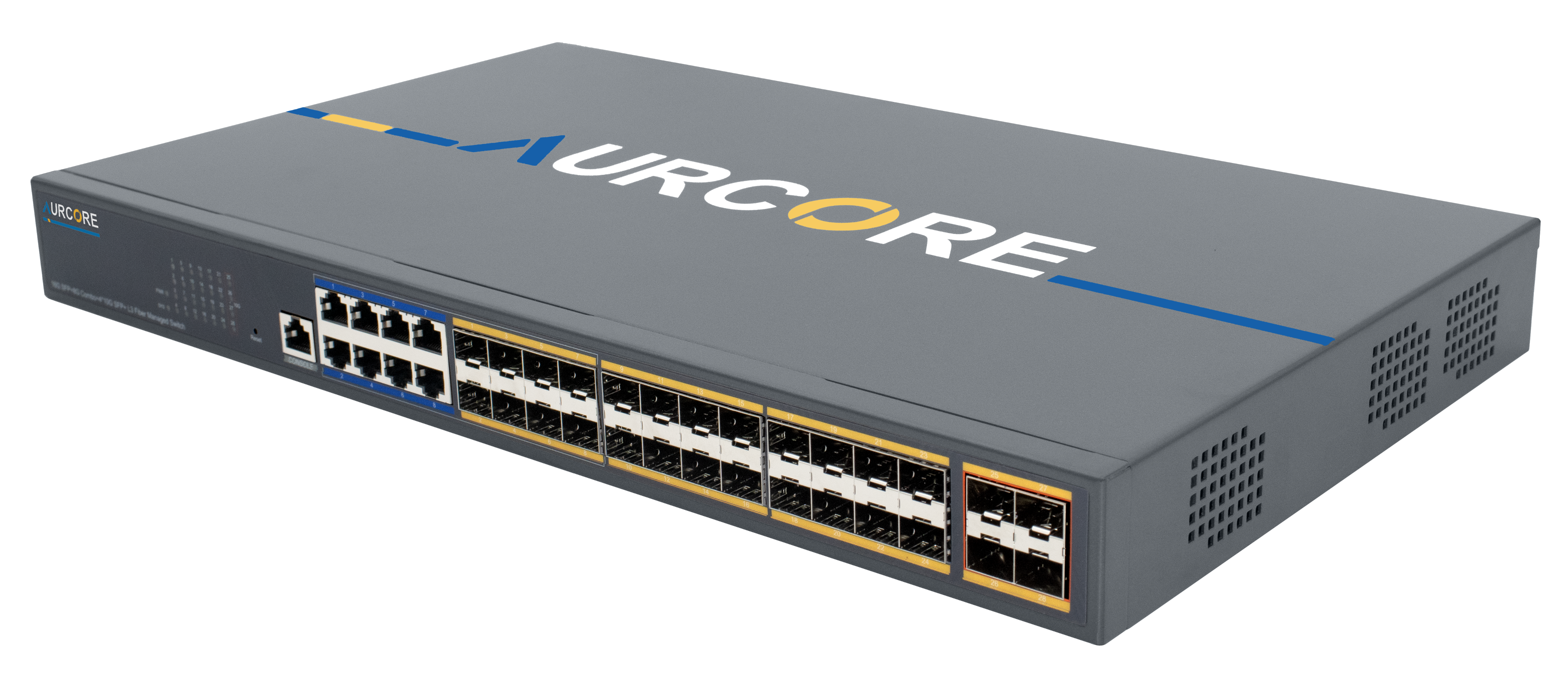 AES4010 | 16 x GE SFP, 8 x GE Combo, 4 x 10GE SFP+