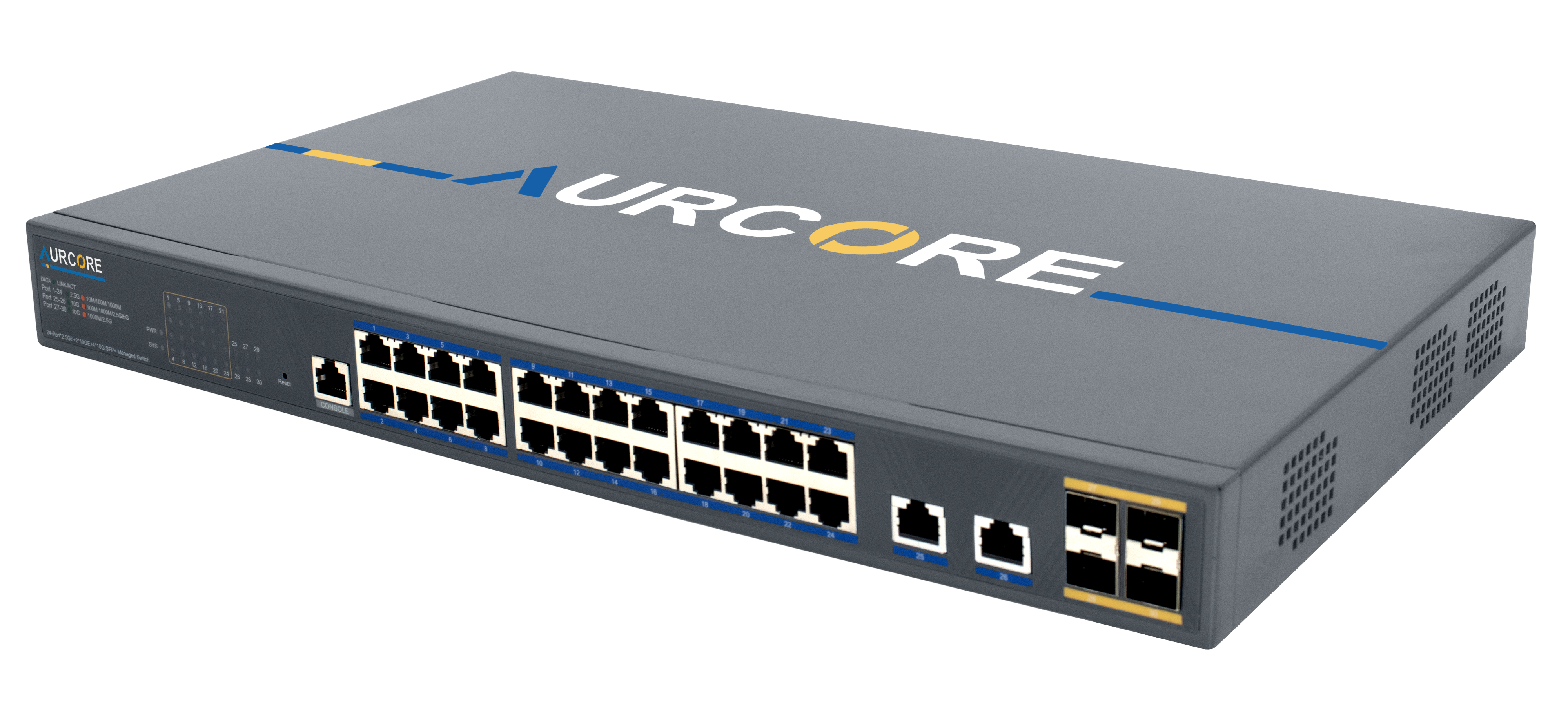 AES4102P | 8 x 2.5GE (PoE+), 2 x 10GE, 2 x 10GE SFP+