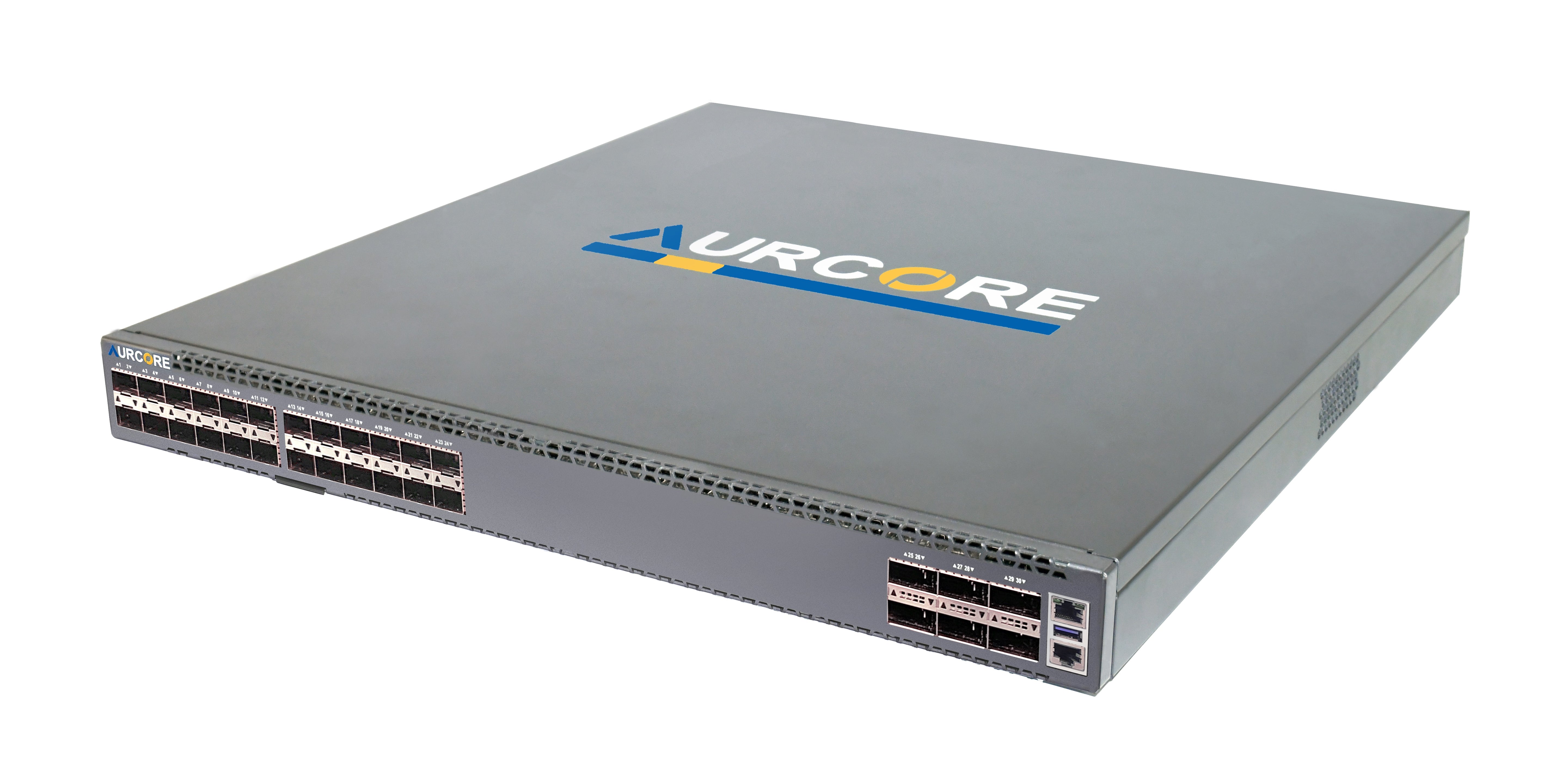 AES6001 | 24 x 10GE SFP+, 6 x 100GE QSFP28, L3 Data Center Switch