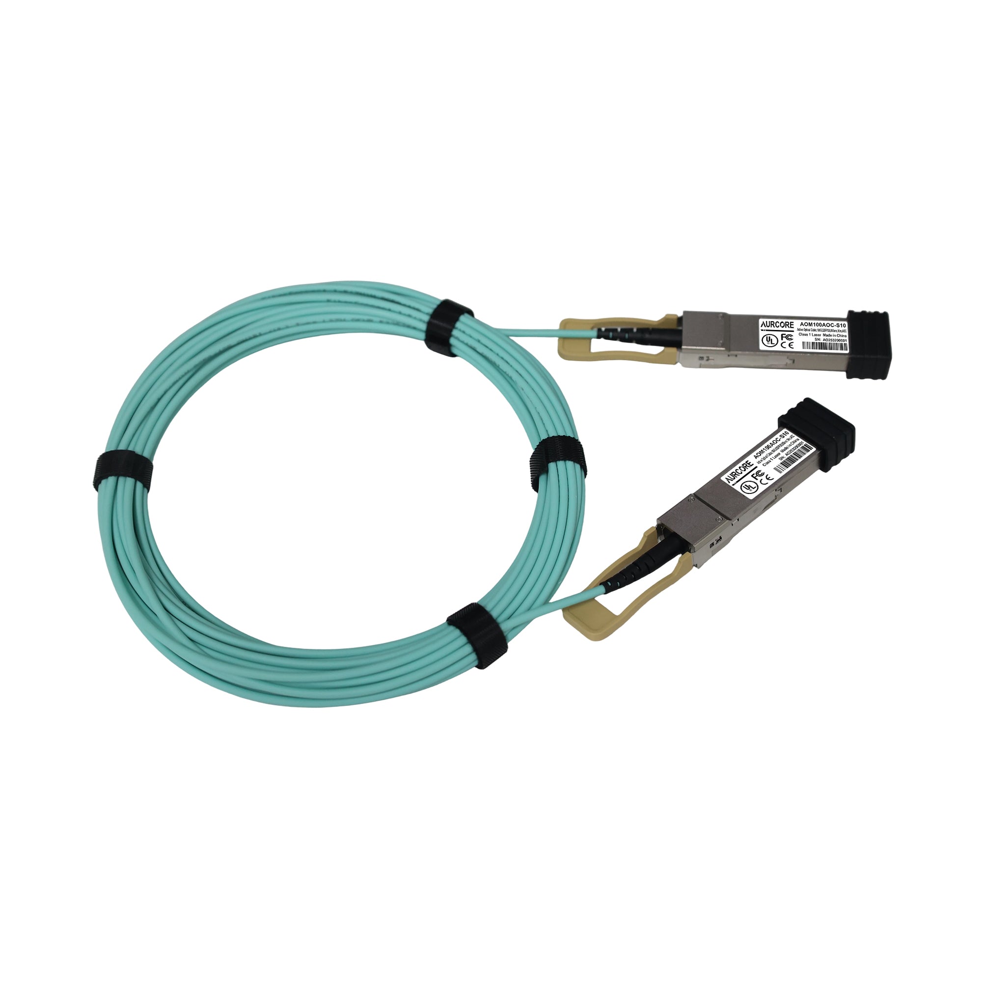 10m (33ft) QSFP-100G-AOC10M Compatible 100G QSFP28 Active Optical Cable, AOM100AOC-S10