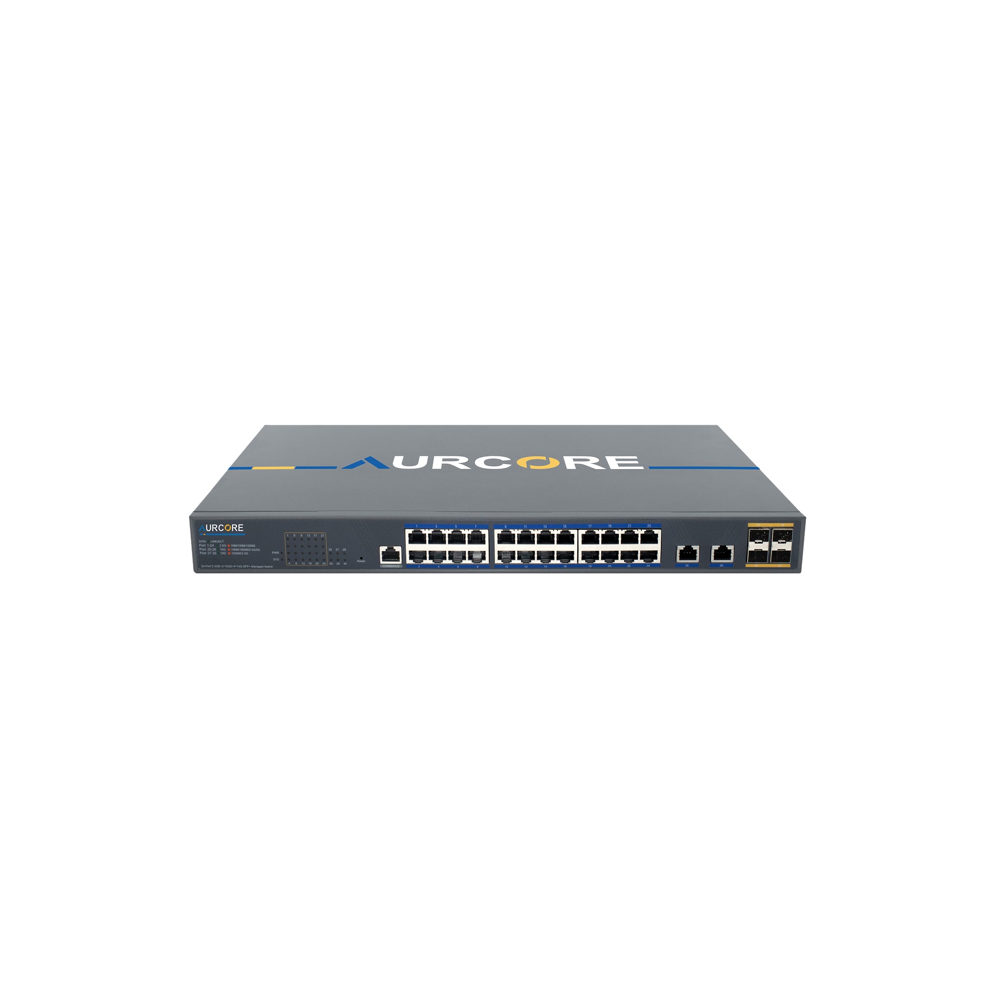AES4102P | 8 x 2.5GE (PoE+), 2 x 10GE, 2 x 10GE SFP+