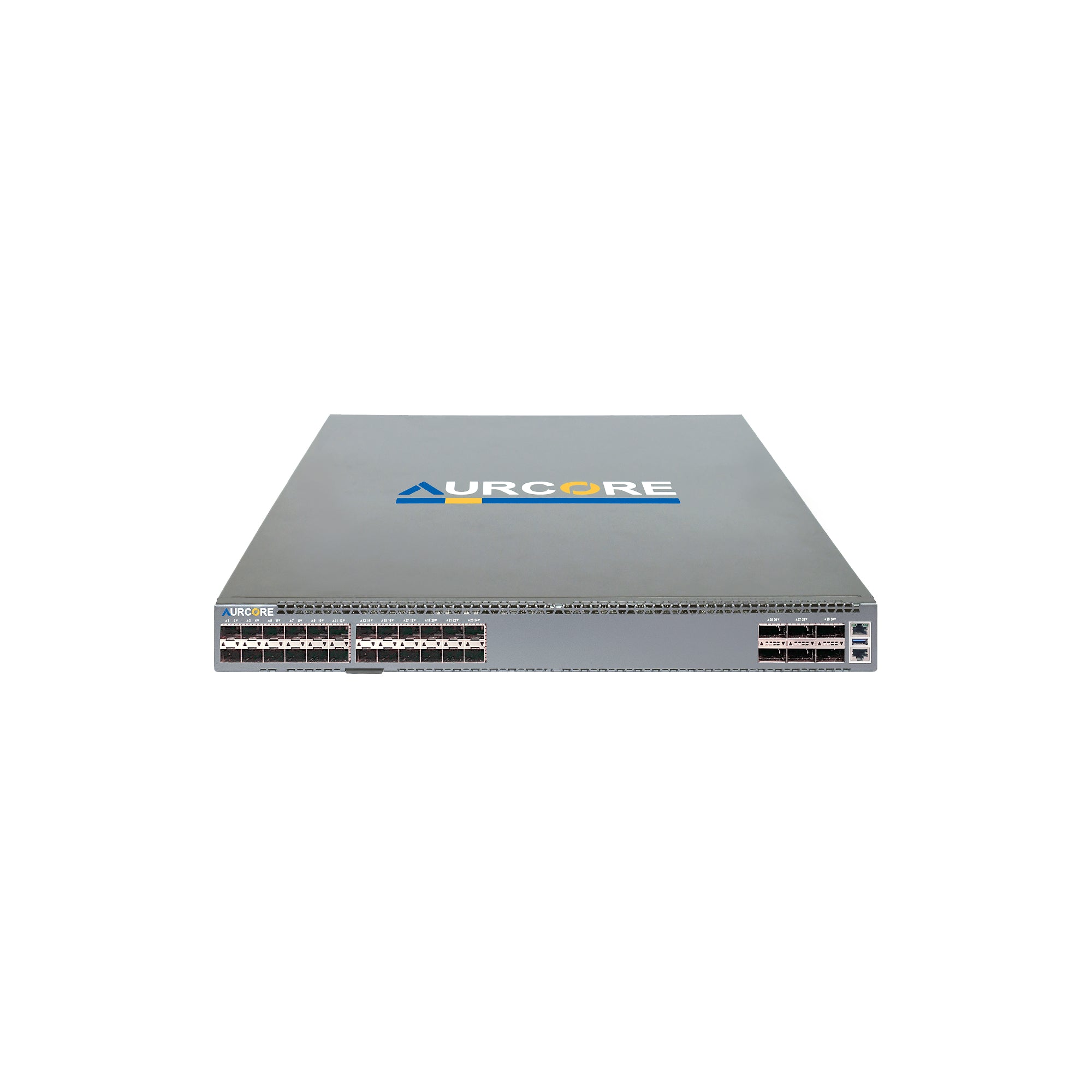 AES6001 | 24 x 10GE SFP+, 6 x 100GE QSFP28, L3 Data Center Switch