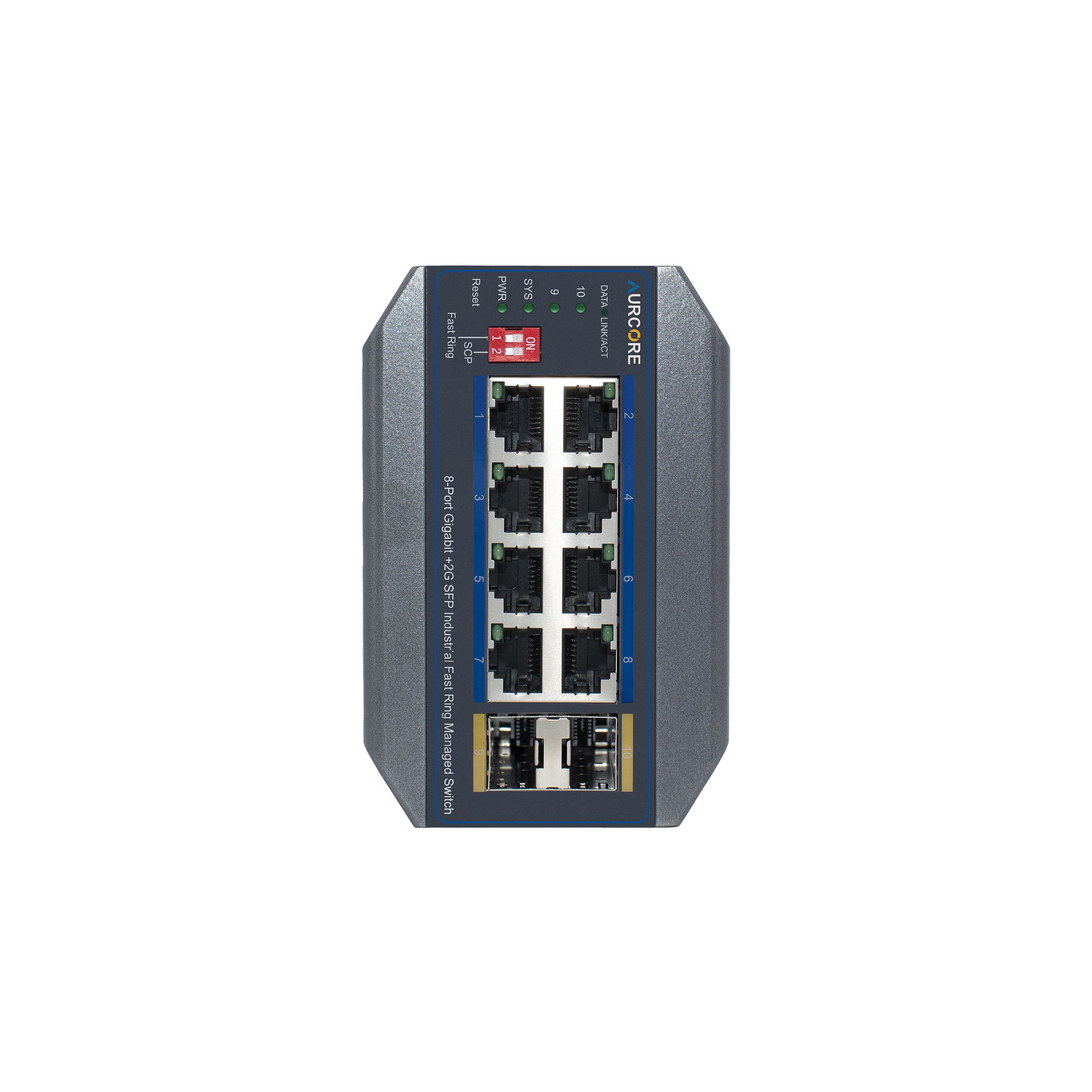 AIS2002P | 8 x GE (PoE+), 2 x GE SFP